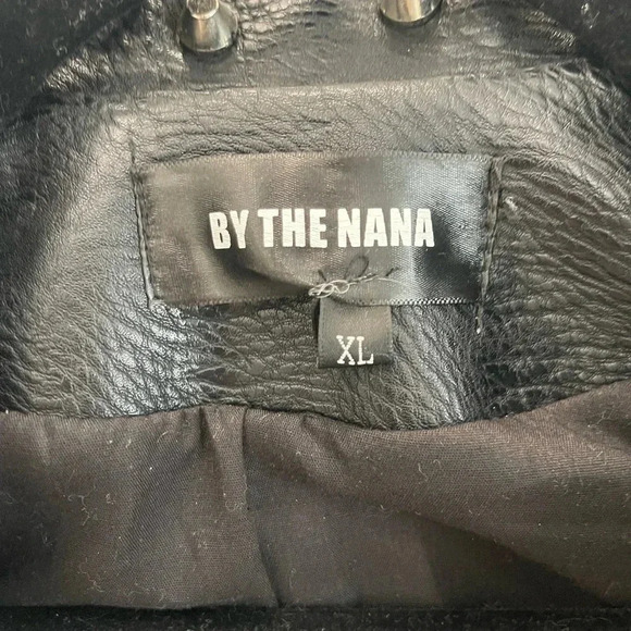 By The Nana Custom Leather Jacket Size Medium - Picture 2 of 9